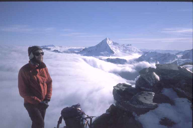 Bruce Thomson on Mount Maori (first ascent of East Face)