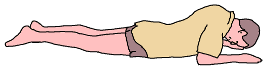 Swan-Neck Roll: Bent Knees.