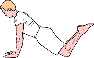 Classical pilates mat online workout leg pull front support